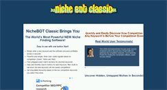 Desktop Screenshot of nichebotclassic.com